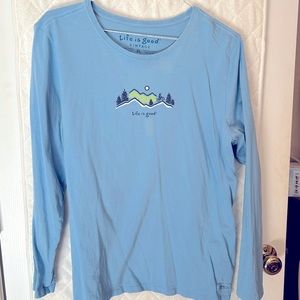 Life is Good long sleeved tee shirt